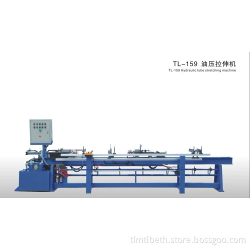 Hydraulic stretching machine for heating element